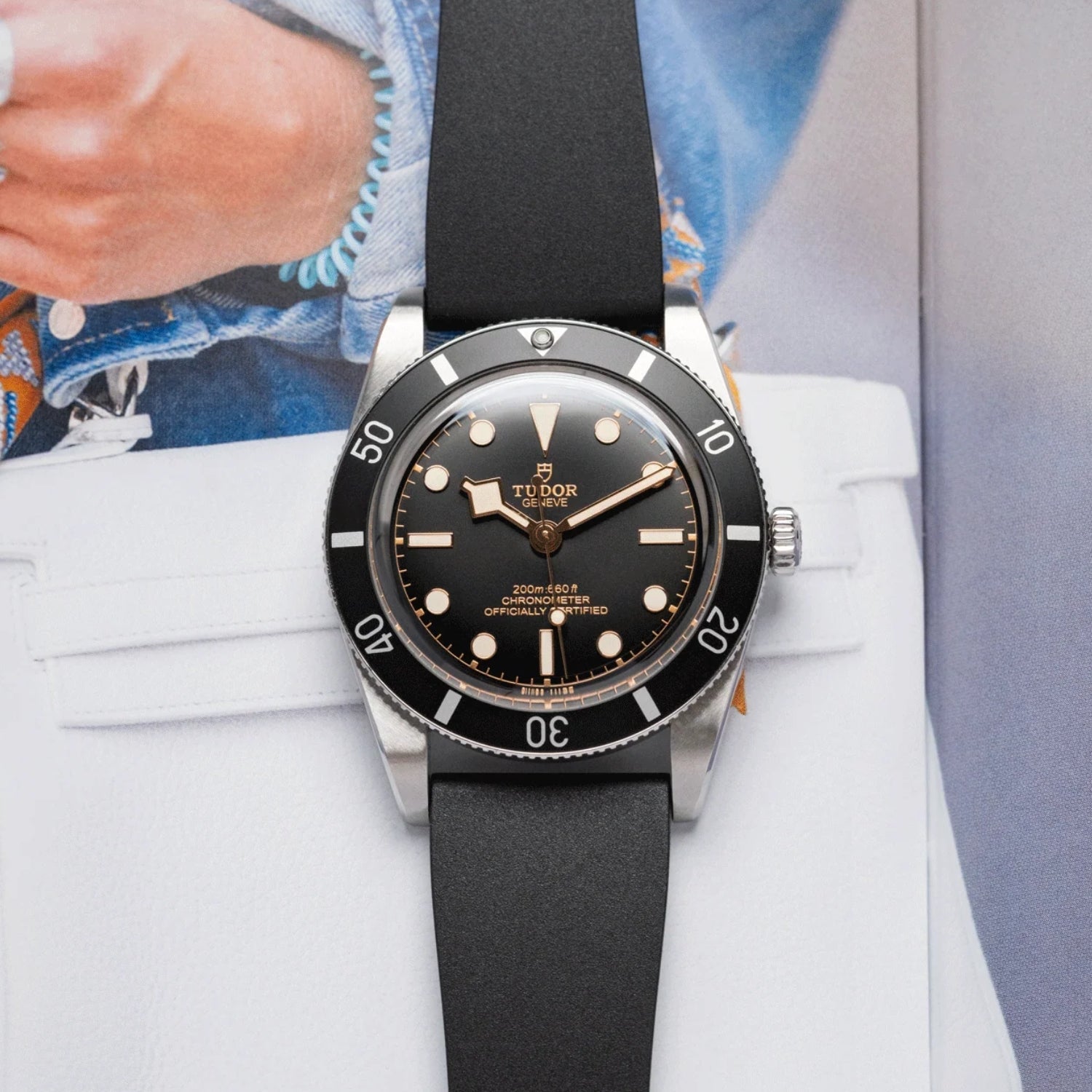 CTS Armband – Schwarz – FKM - Kautschuk - Helvetus DE