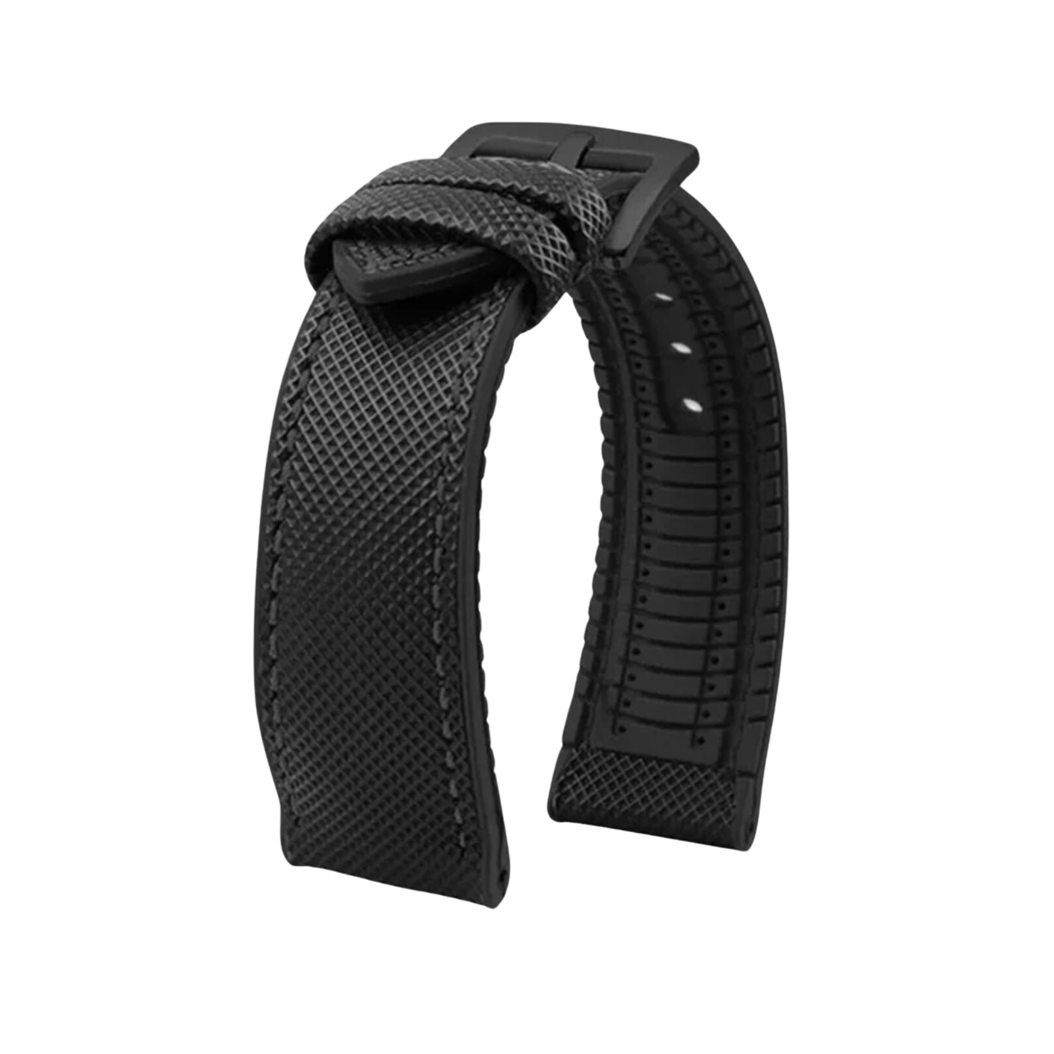 Kautschuk Armband für Blancpain X Swatch – Schwarz - Helvetus DE