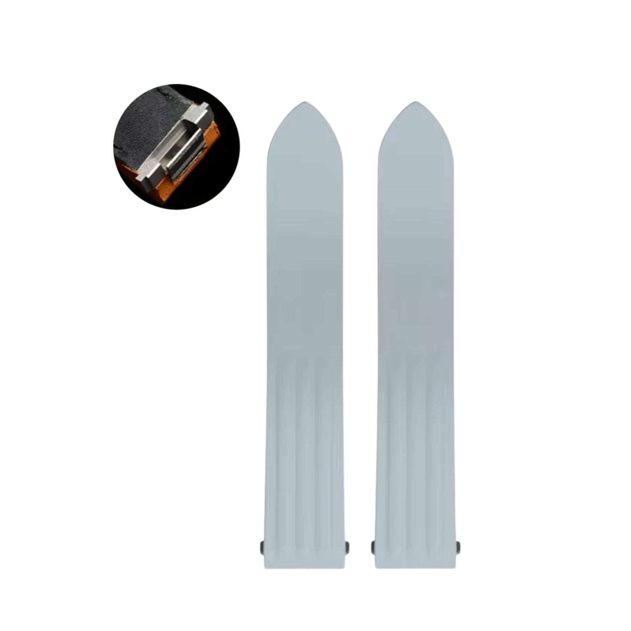 Kautschuk Armband - für Cartier Roadster - Grau - Helvetus DE