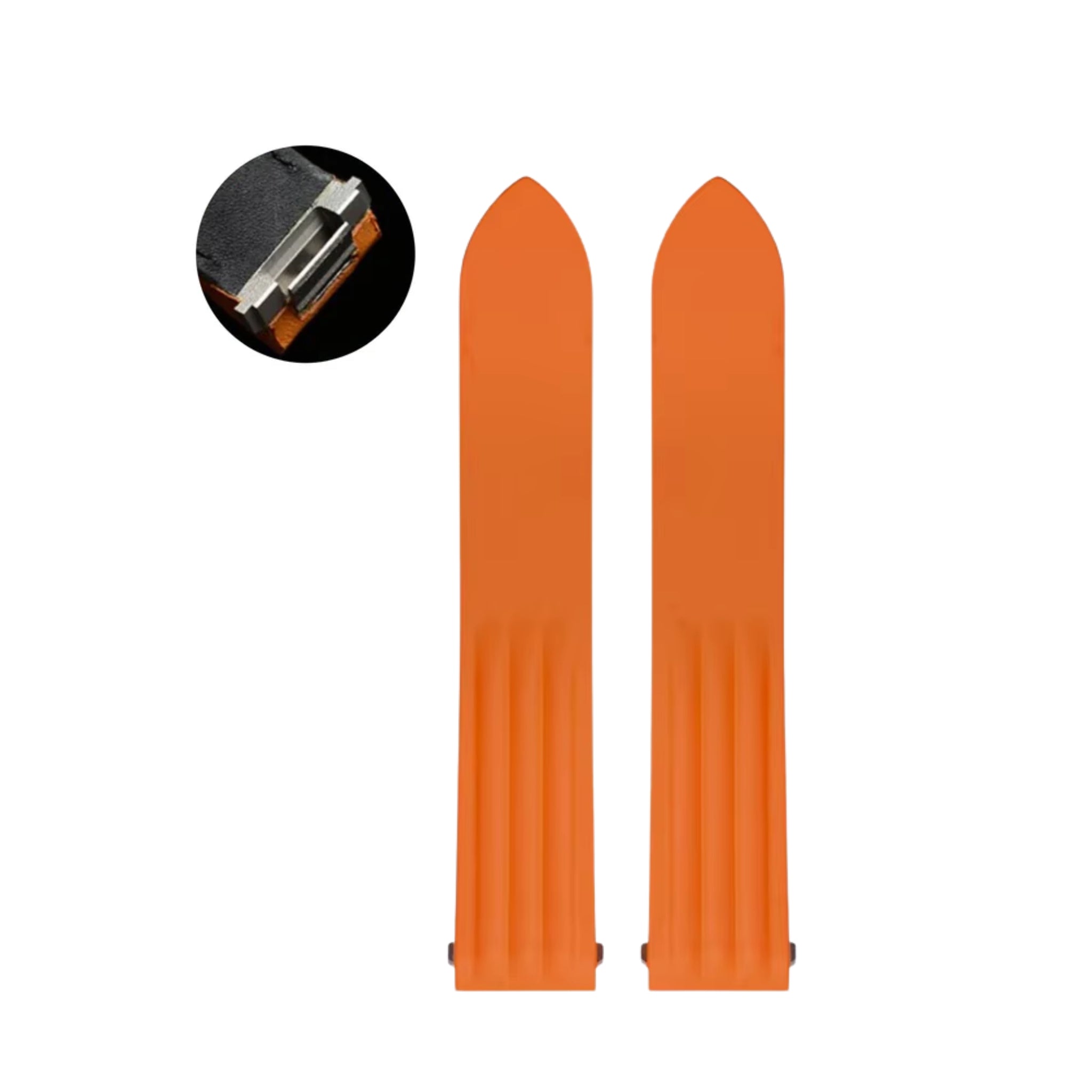 Kautschuk Armband - für Cartier Roadster - Orange - Helvetus DE