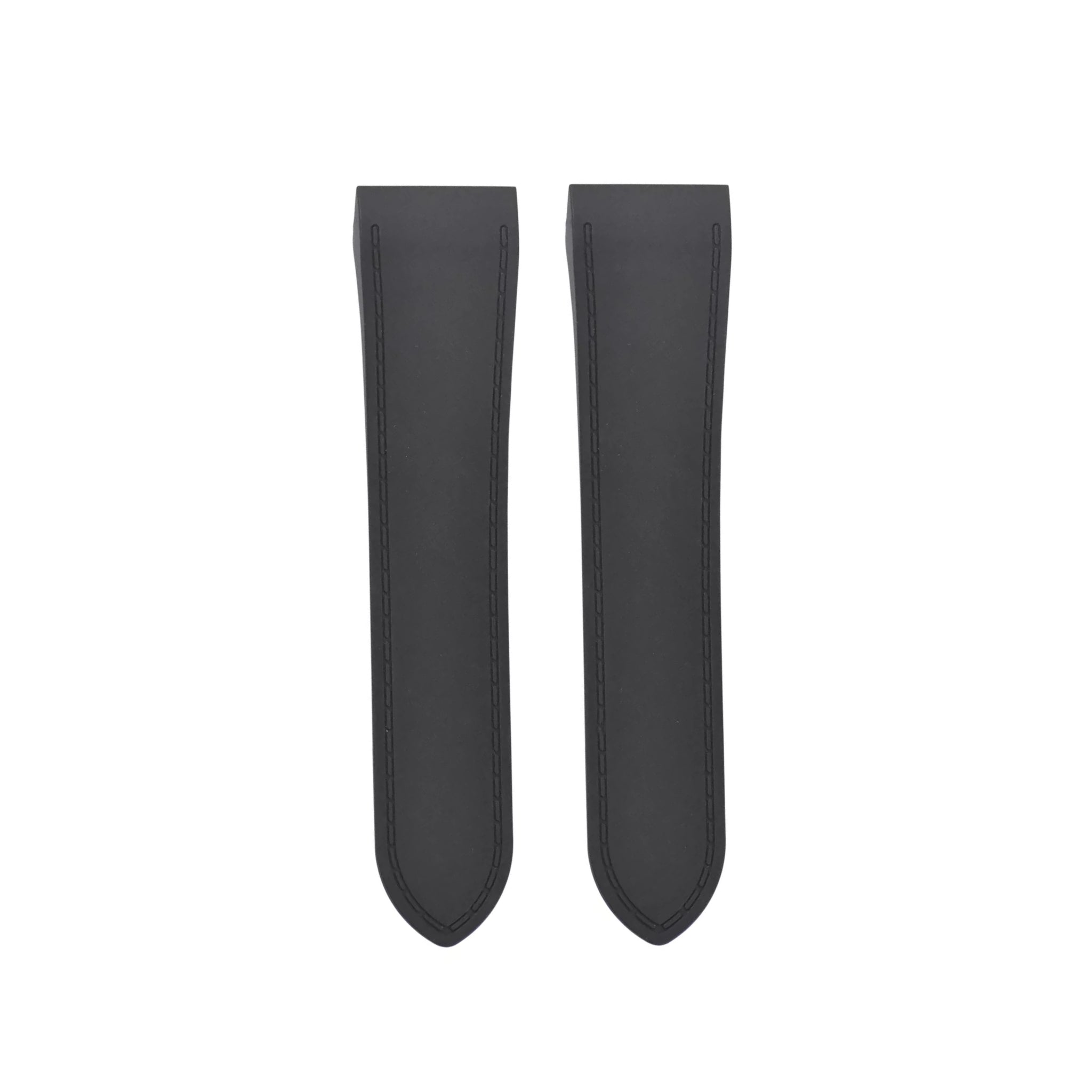 Kautschuk Armband für Cartier Santos 100 XL – Schwarz - Helvetus DE