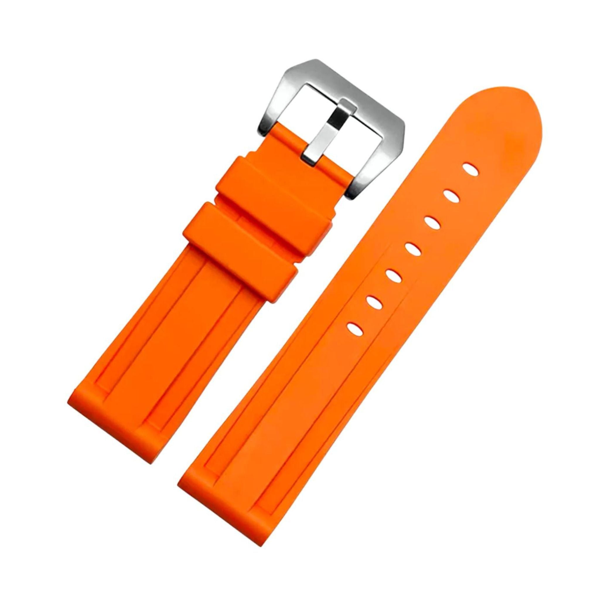 Kautschukarmband – Für Panerai – Orange - Helvetus DE