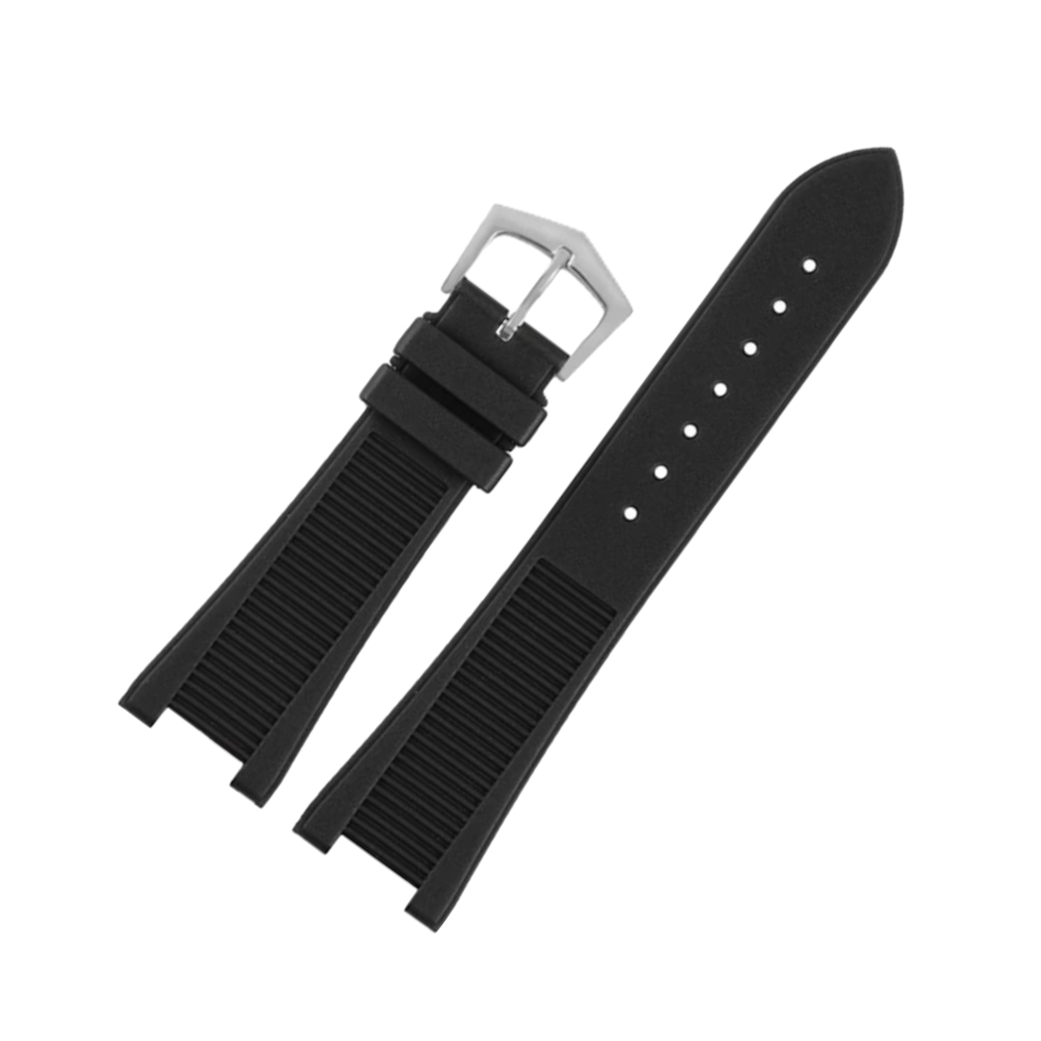 Kautschukarmband – Für Patek Philippe Nautilus – Schwarz - Helvetus DE