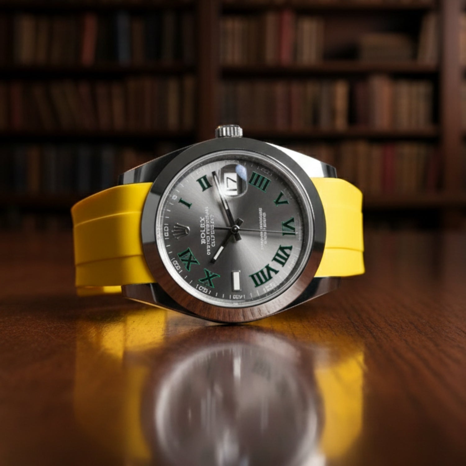 Kautschukarmband für Rolex Datejust 36 – Gelb - Helvetus DE