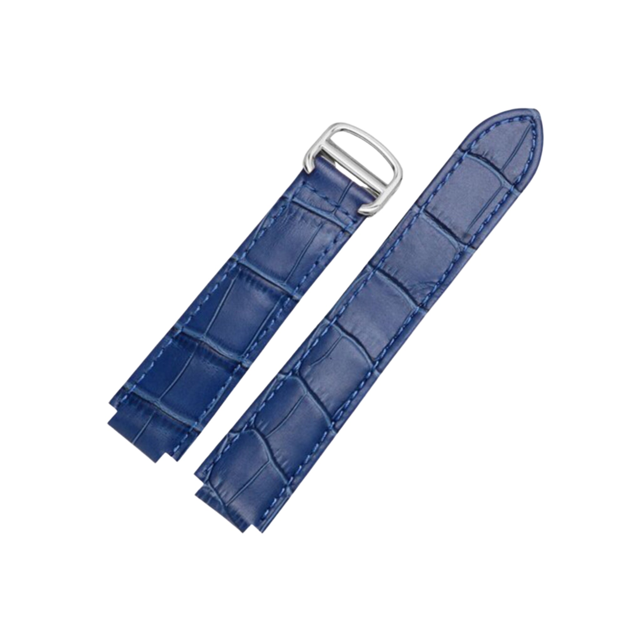 Leder Armband für Cartier Ballon Bleu – Blau - Helvetus DE