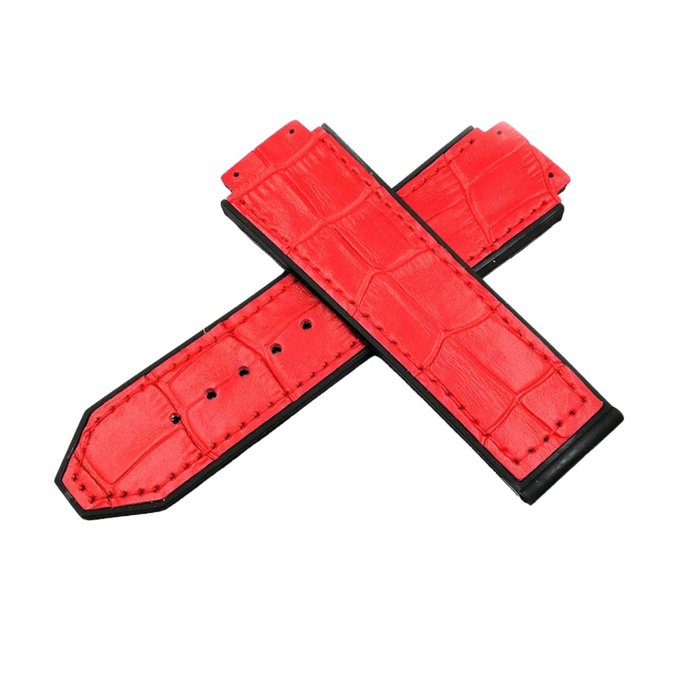 Leder Armband - Für Hublot Big Bang 44mm - Rot - Helvetus DE