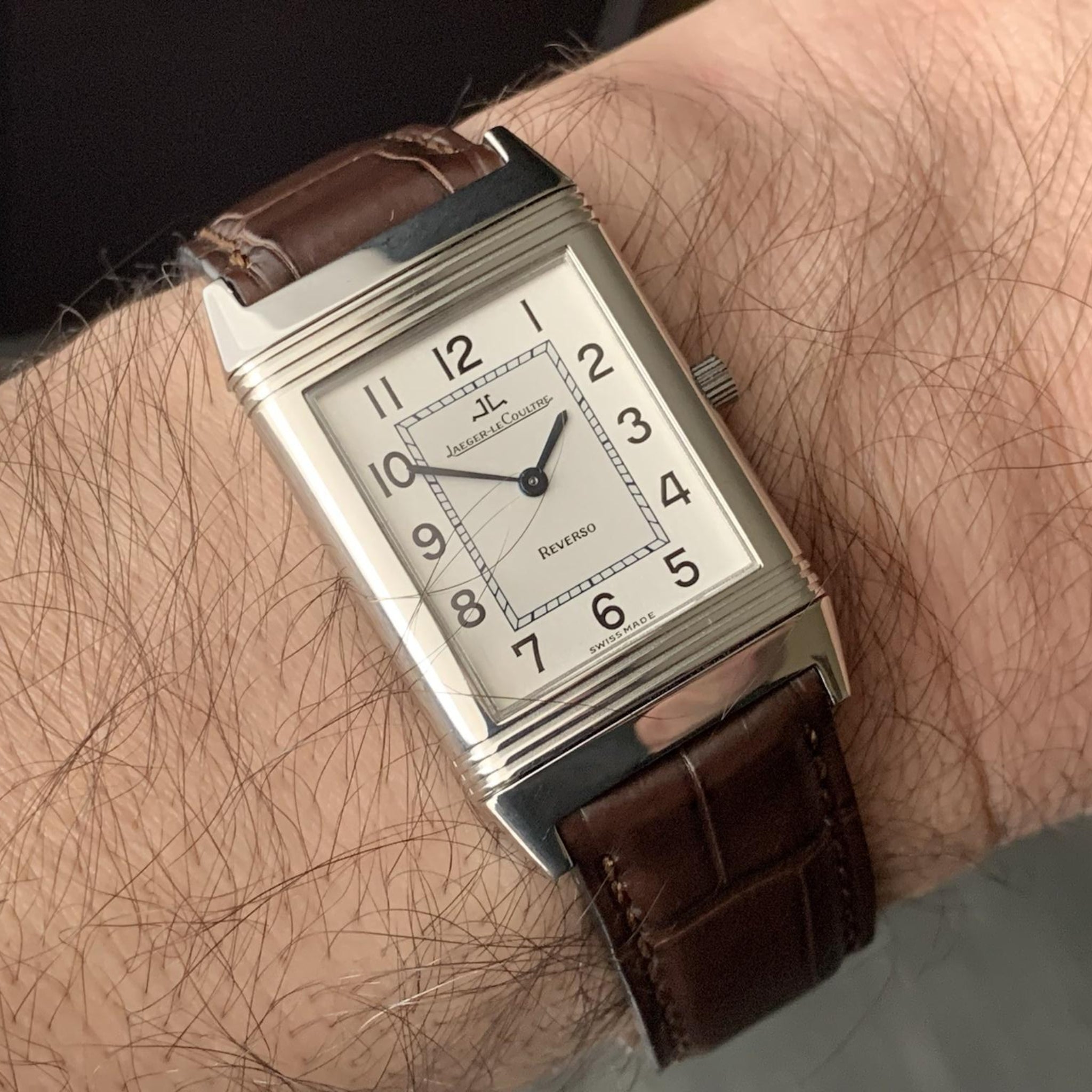 Lederarmband – Für Jaeger - LeCoultre (JLC) Reverso – Braun - Helvetus DE