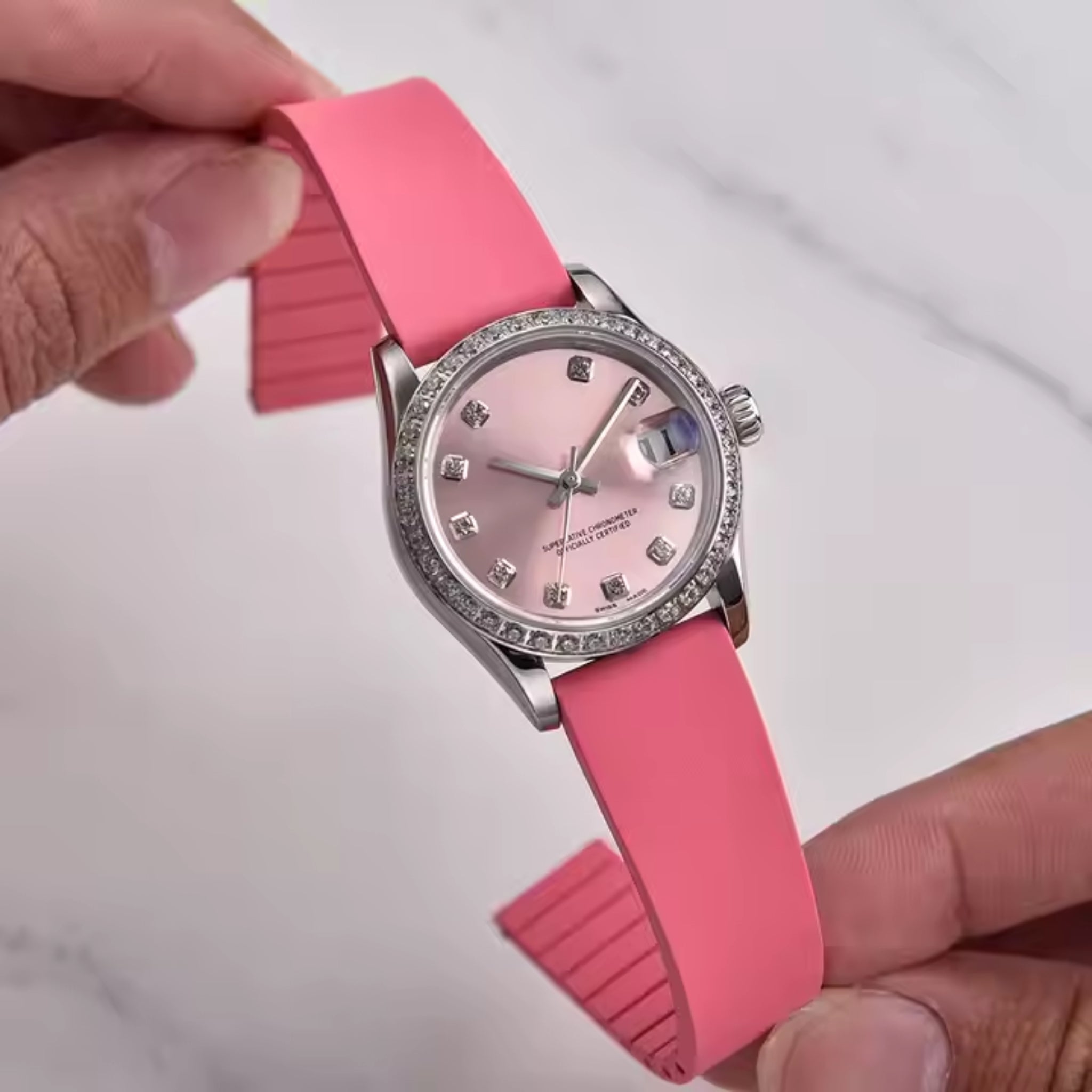 CTS Armband – Pink – FKM - Kautschuk - Helvetus DE