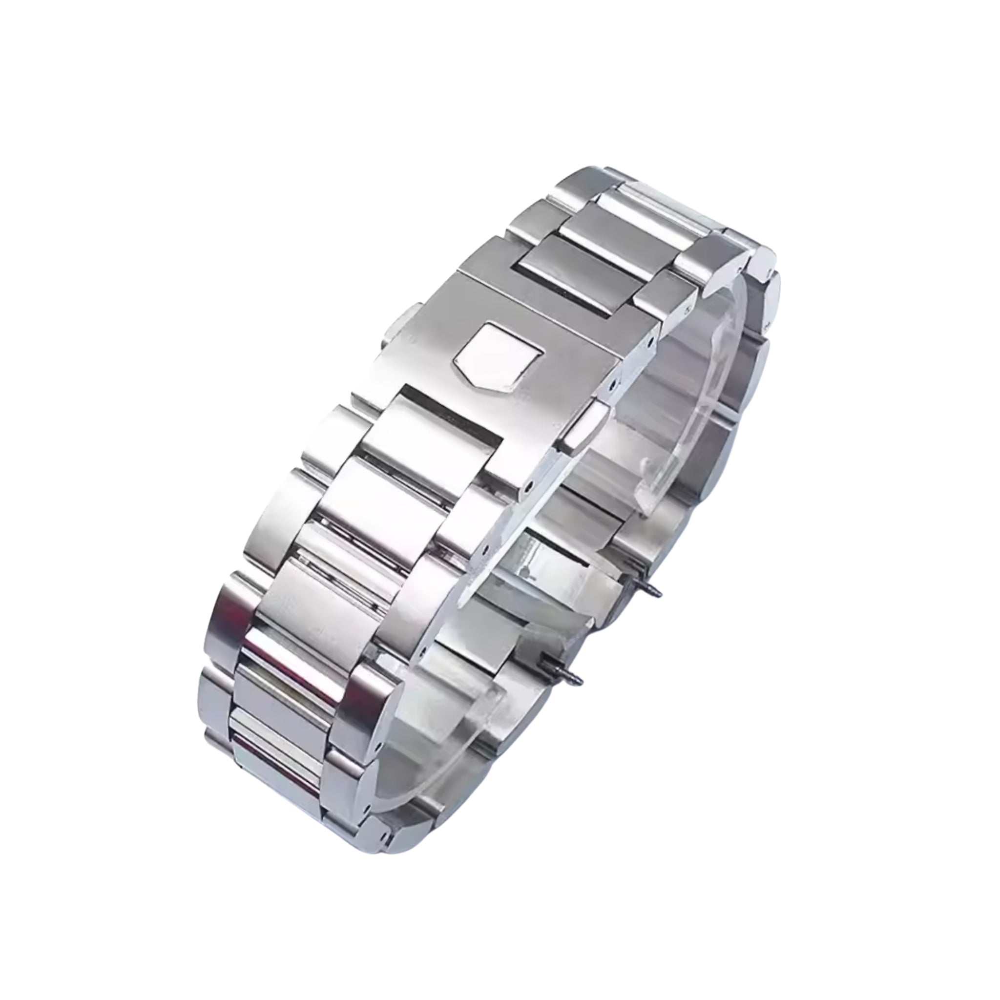 Edelstahlarmband – Für Tag Heuer Carrera – Silber/Schwarz - Helvetus DE