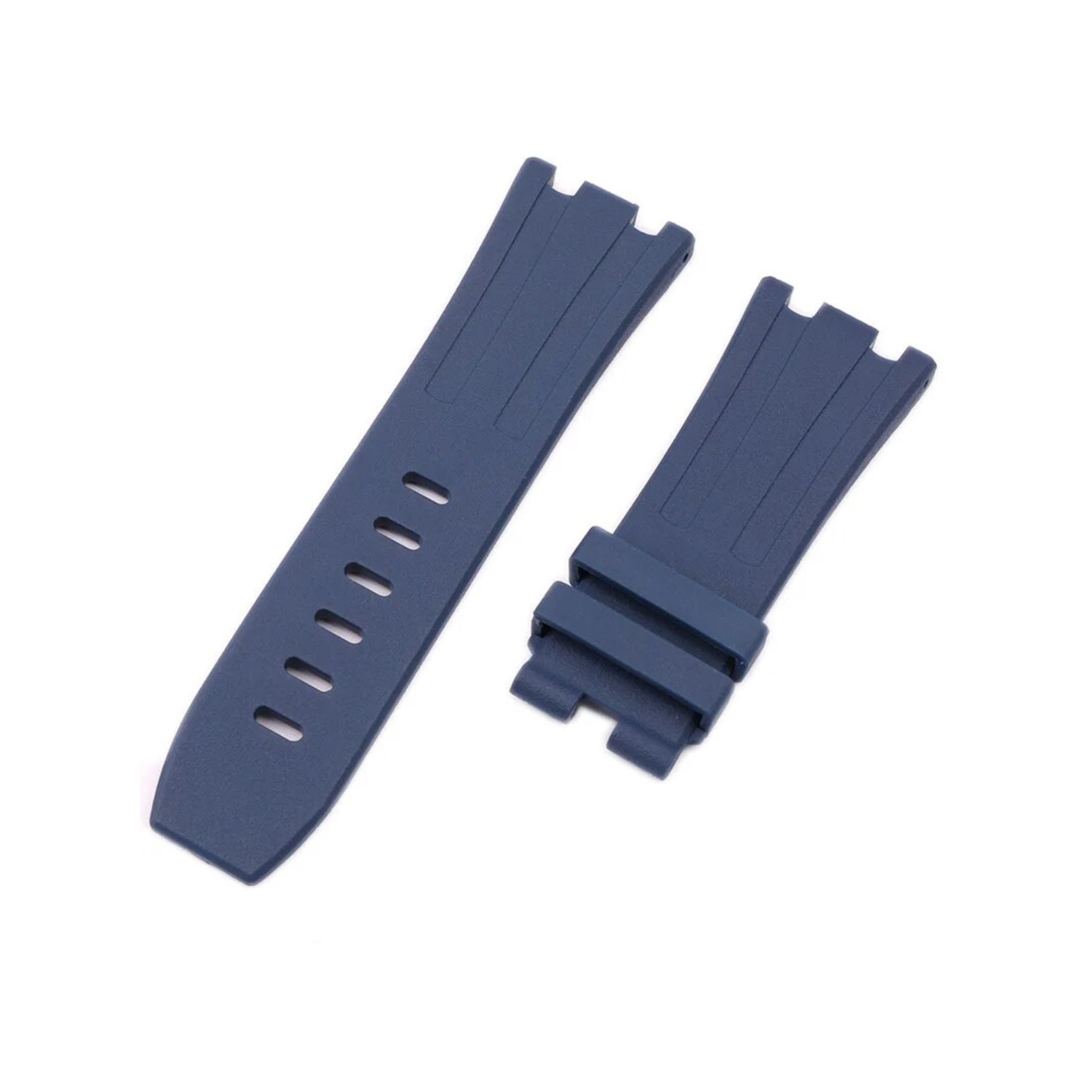 Kautschuk Armband - fur alle AP Offshore 44mm - Dunkel Blau - Helvetus DE