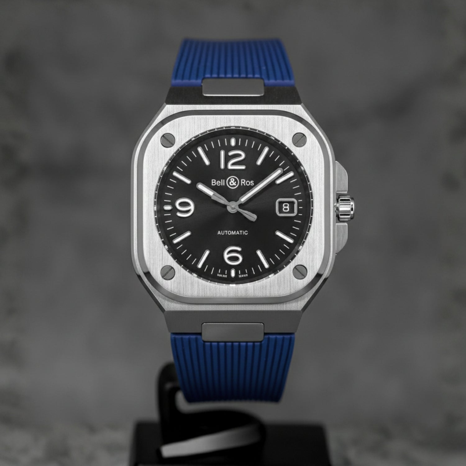 Kautschuk Armband für Bell & Ross BR - 05 – Blau - Helvetus DE