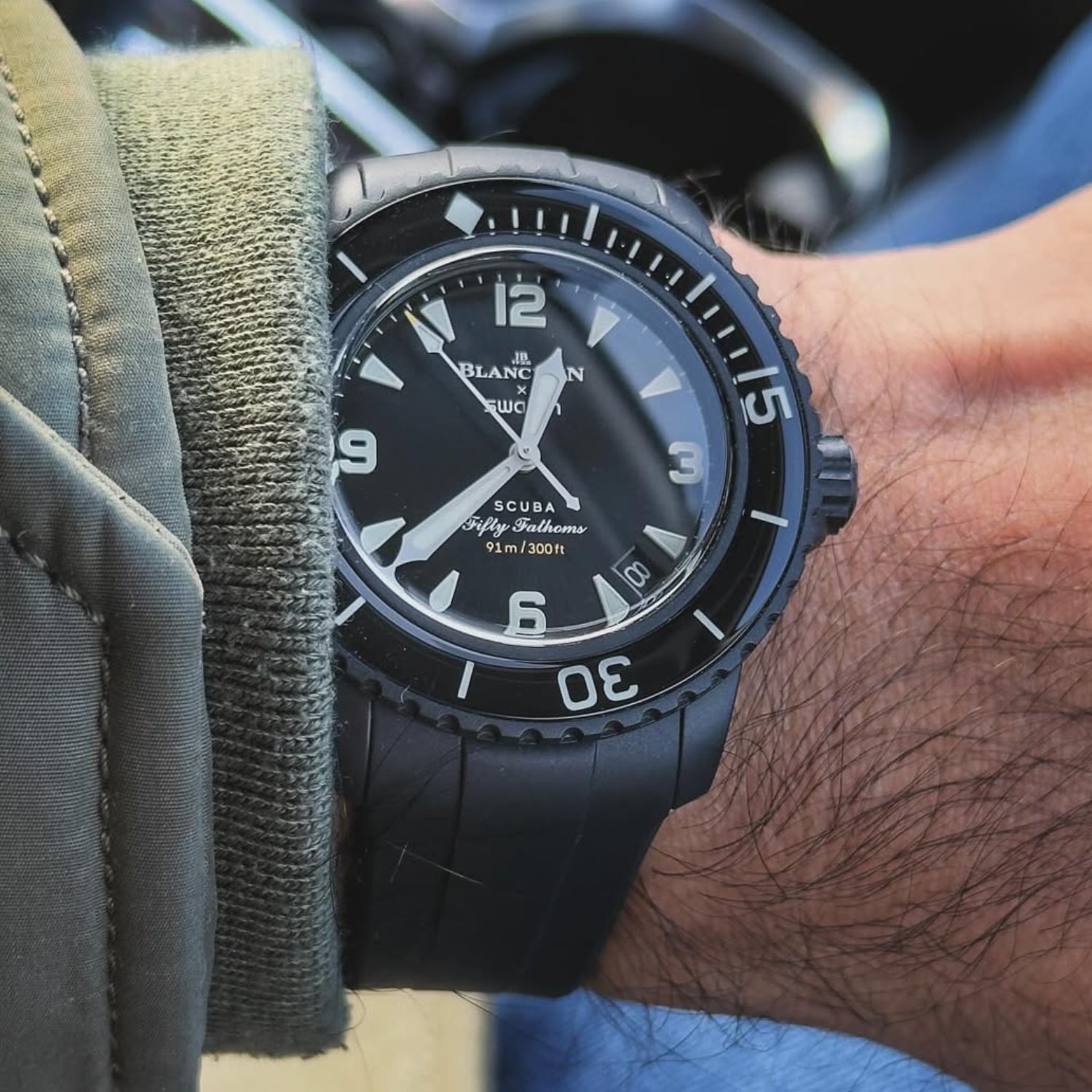 Kautschuk Armband für Blancpain X Swatch - Ocean Of Storms - Helvetus DE