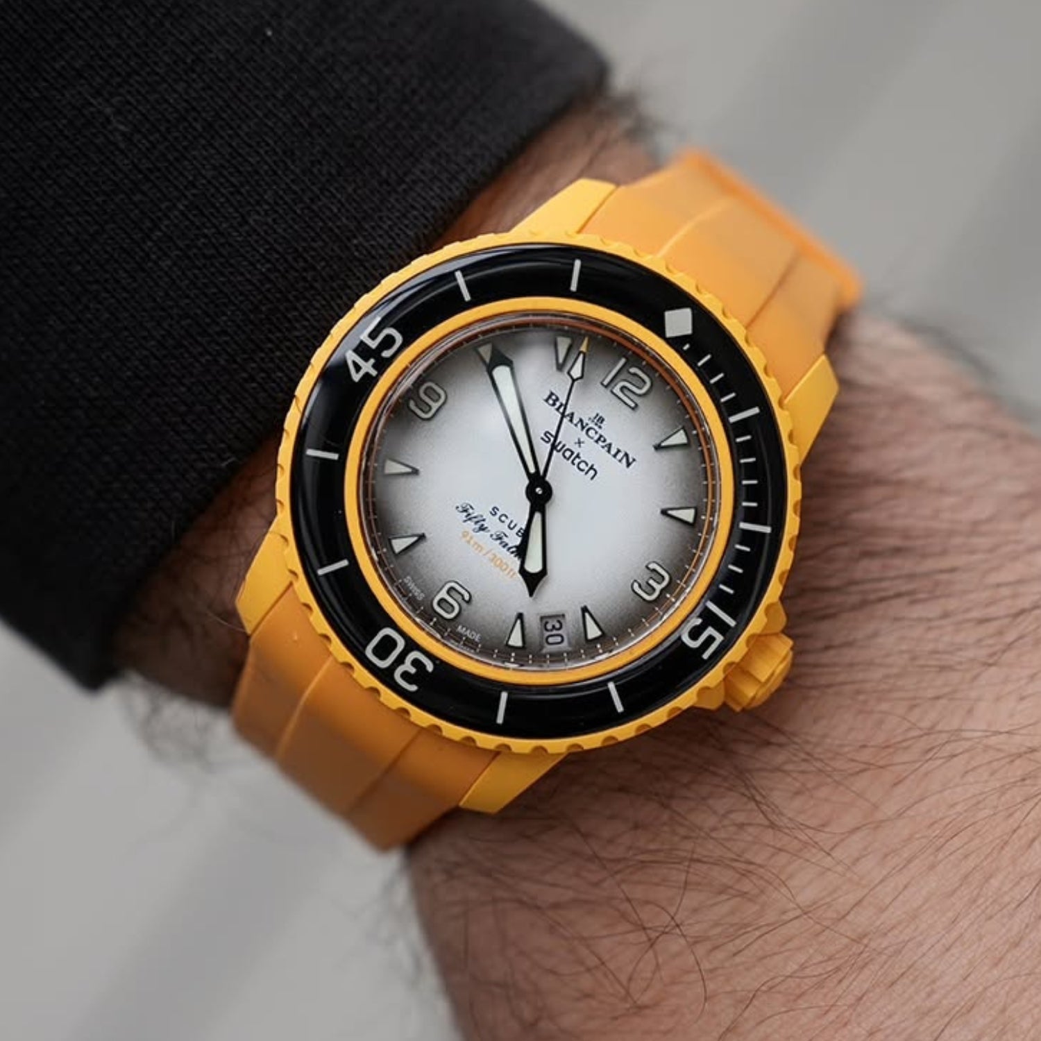 Kautschuk Armband für Blancpain X Swatch - Pacific Ocean - Helvetus DE