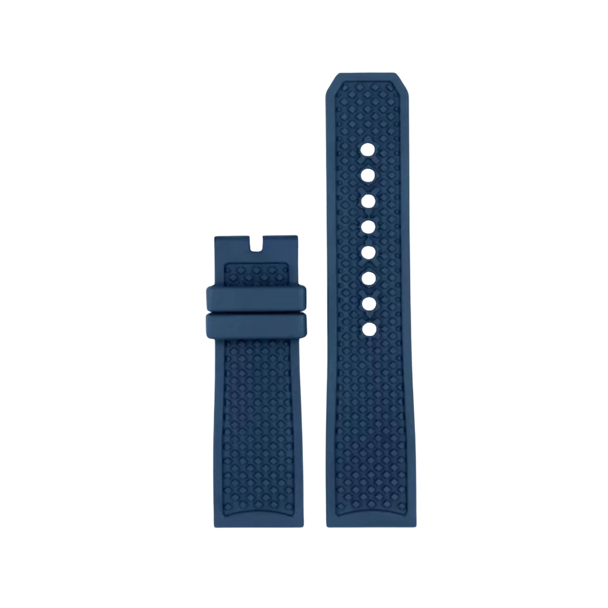 Kautschuk Armband für Cartier Calibre – Blau - Helvetus DE