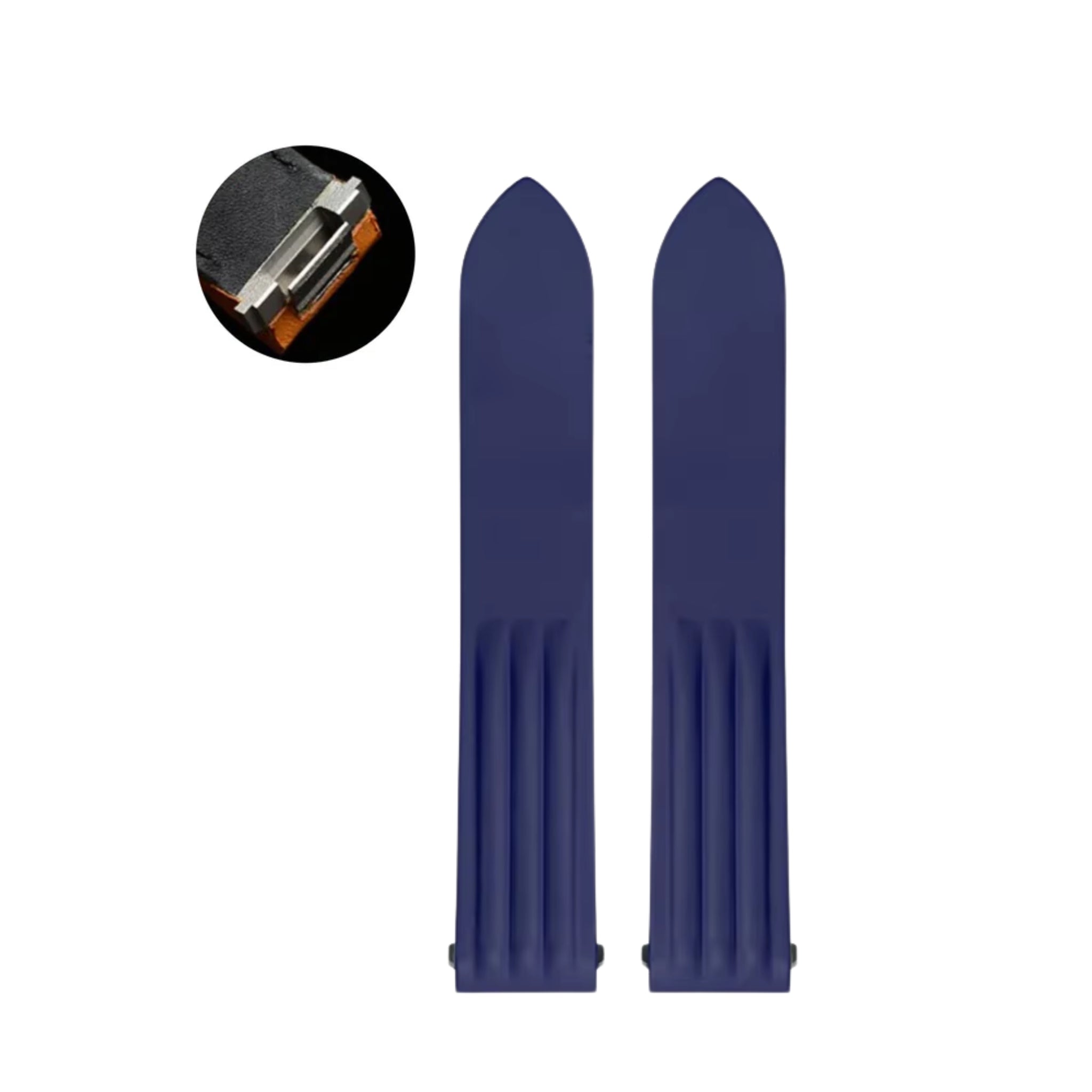 Kautschuk Armband - für Cartier Roadster - Dunkel Blau - Helvetus DE