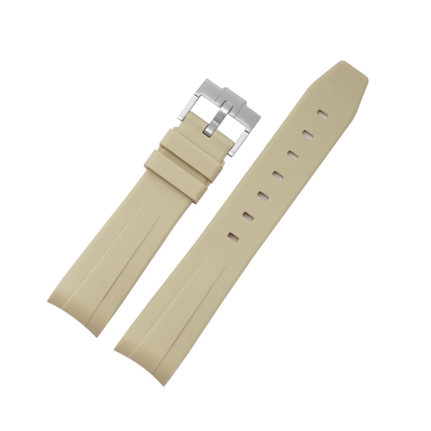 Kautschukarmband – Für Omega Seamaster 300 – Beige - Helvetus DE