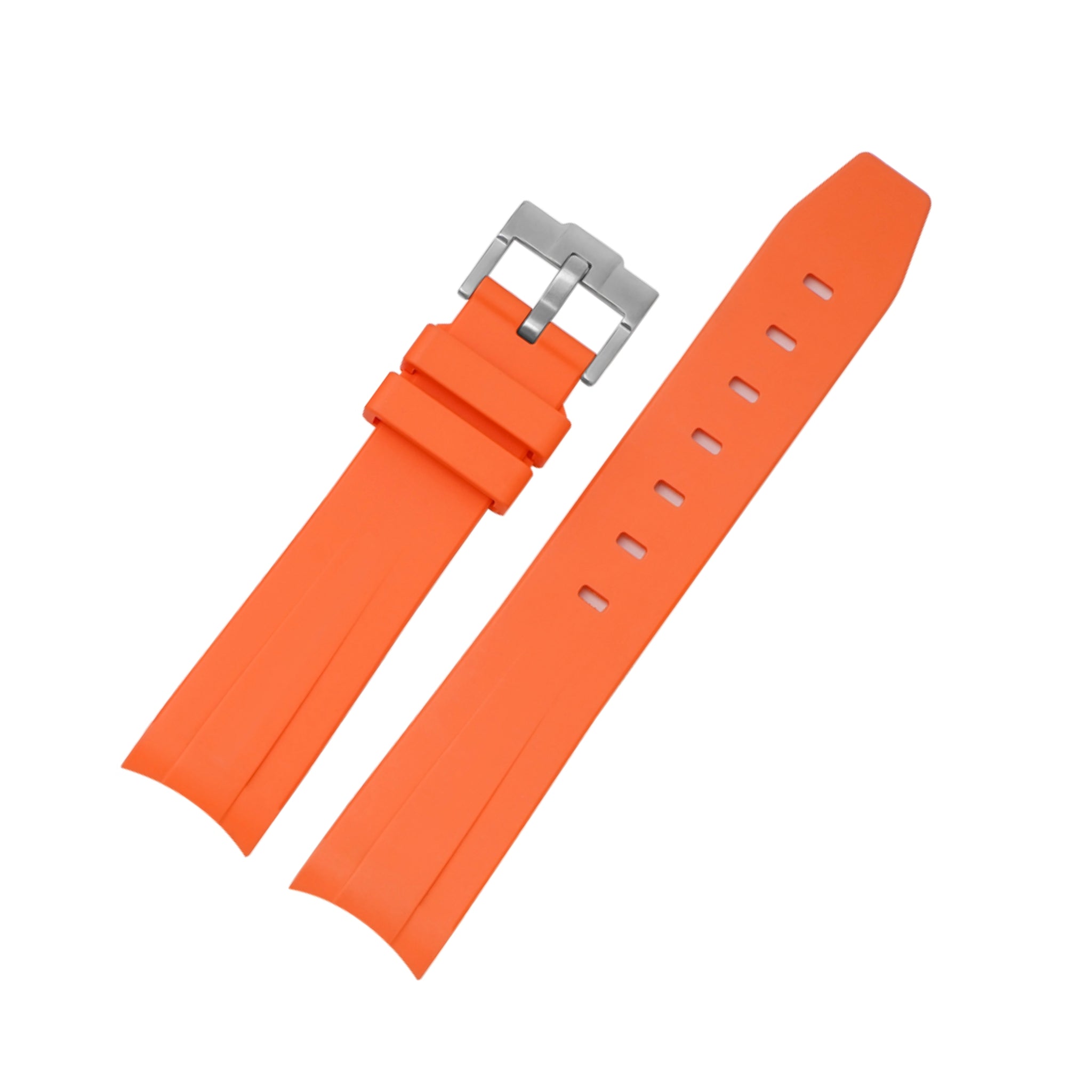 Kautschukarmband – Für Omega Speedmaster – Orange - Helvetus DE