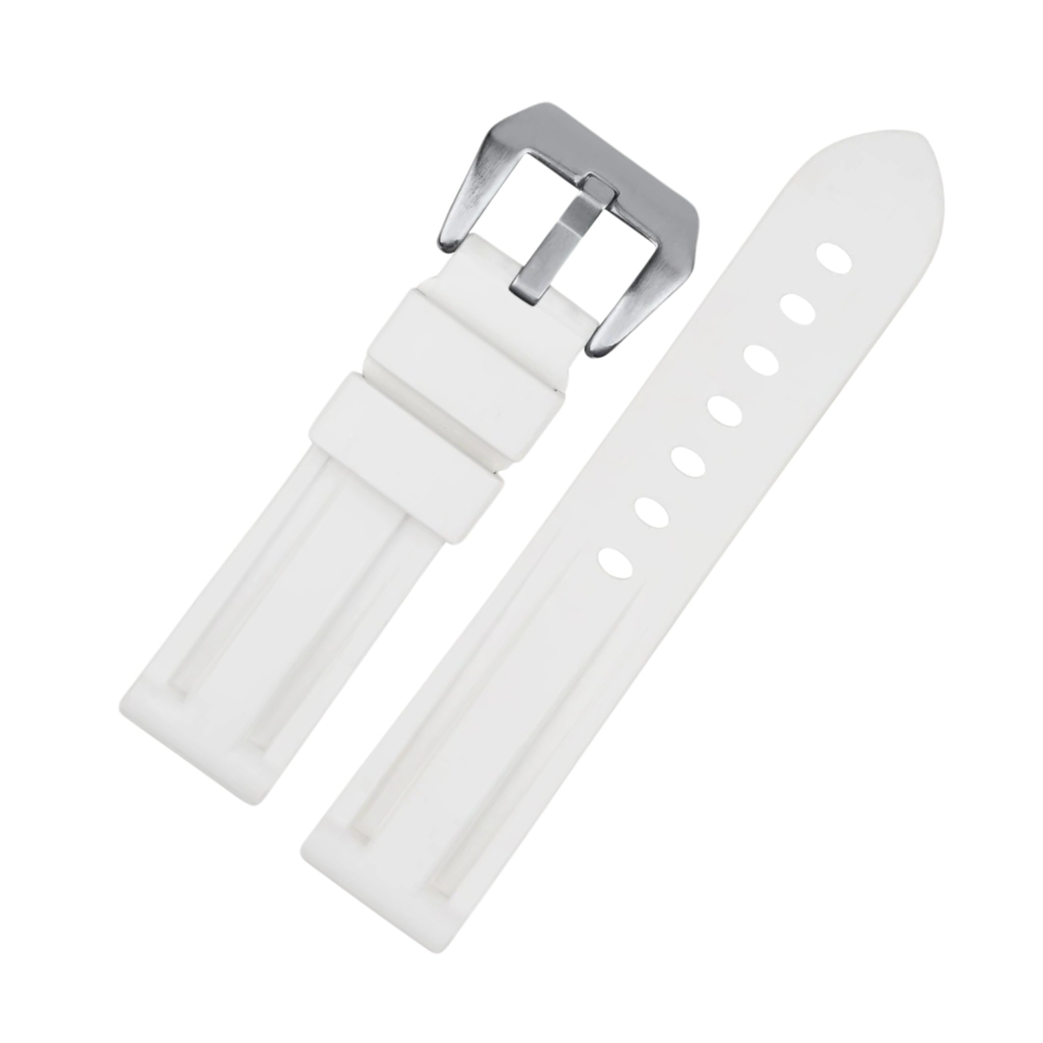 Kautschukarmband – Für Panerai – Weiss - Helvetus DE