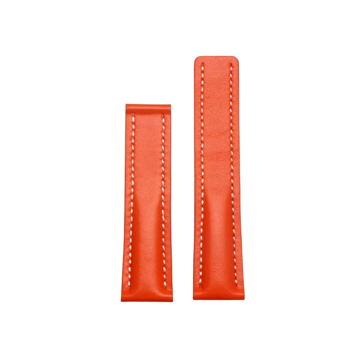 Leder Armband - für Breitling Uhren - Orange - Helvetus DE