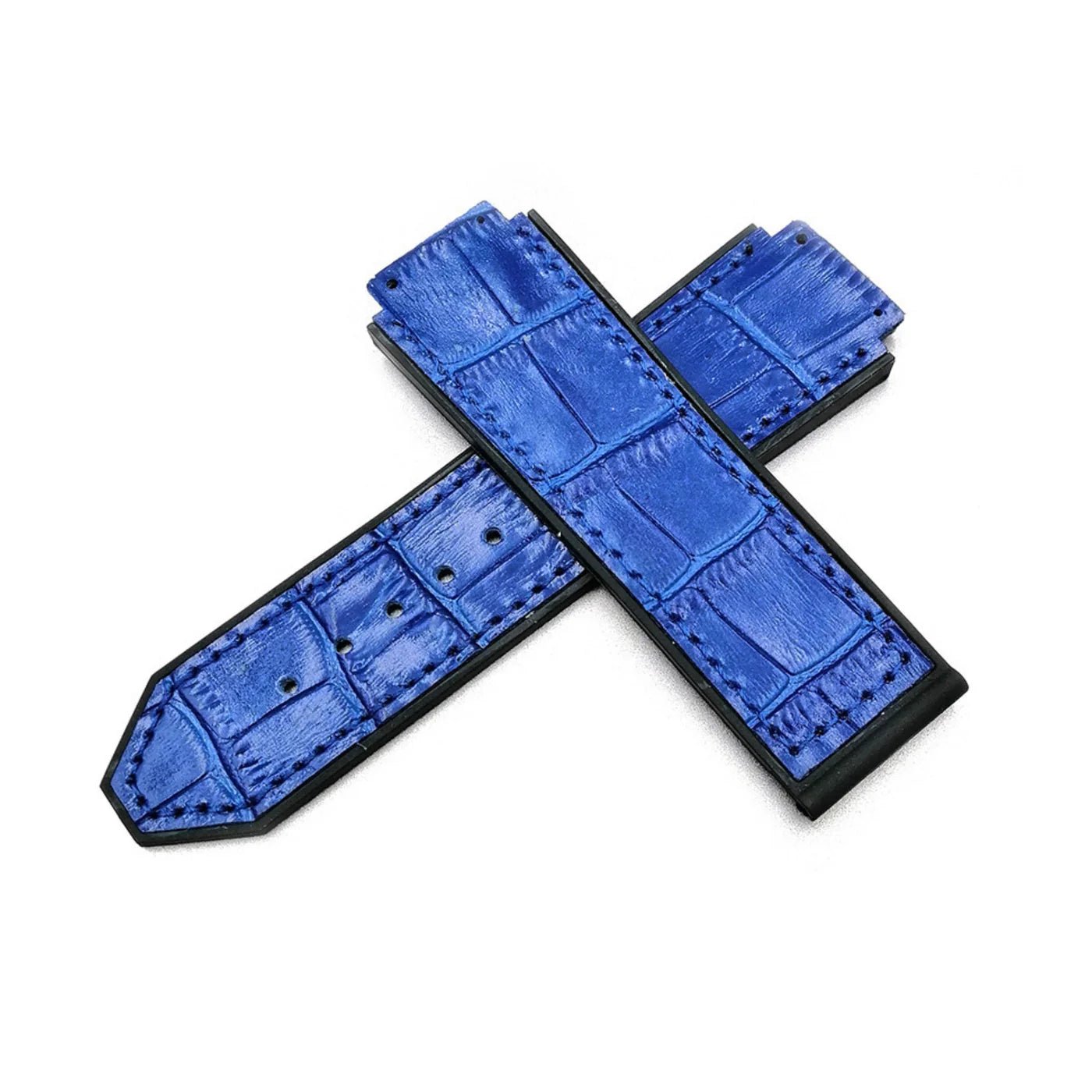 Leder Armband - Für Hublot Big Bang 44mm - Blau - Helvetus DE