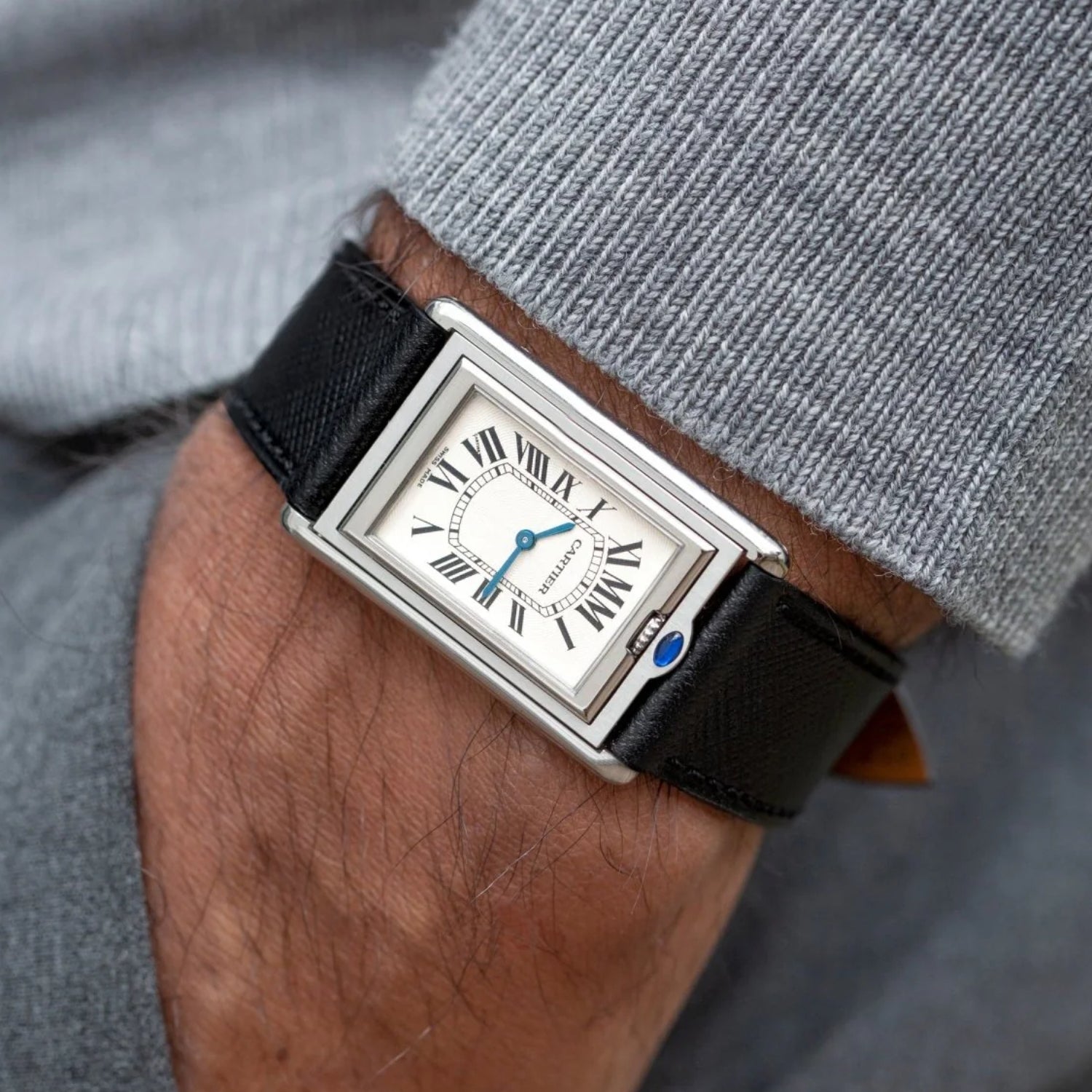 Lederarmband in Schwarz – Klassisches Design - Helvetus DE