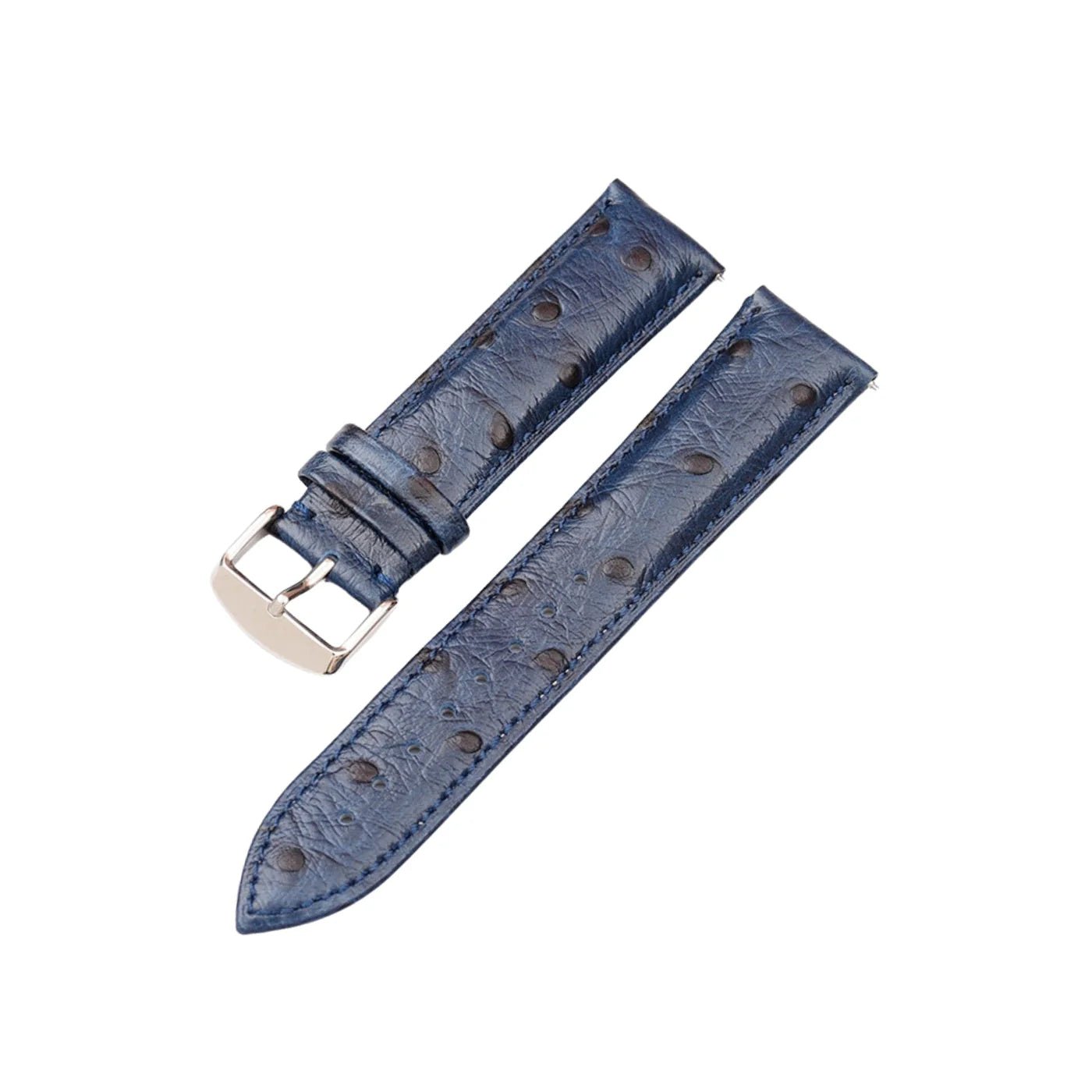 Strauss Leder Armband - Blau - Strauss Muster - Helvetus DE