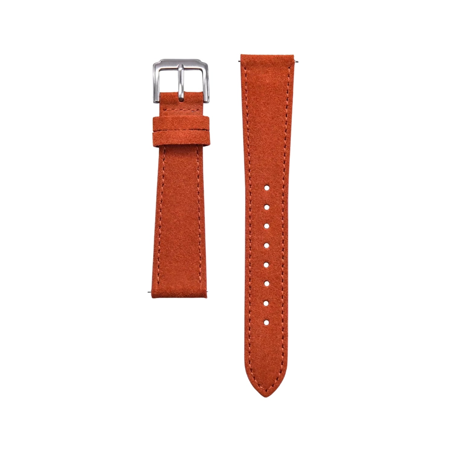 Wildleder Uhrenarmband – Orange – Helvetus® - Helvetus DE